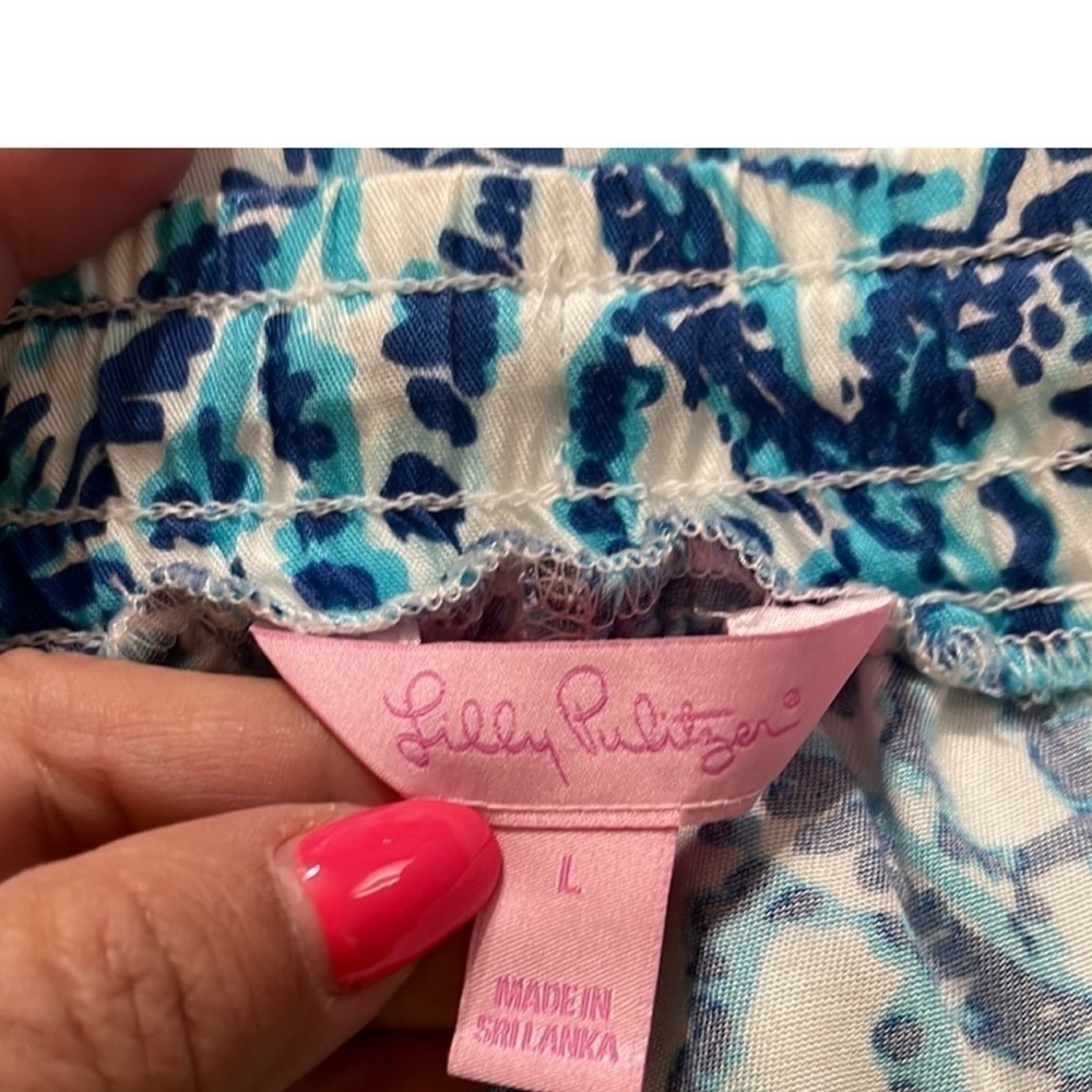 Lilly Pulitzer Piper Jogger Pants Sz L - Picture 6 of 8